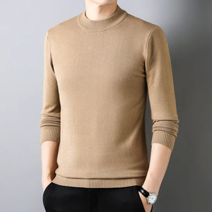 Men's Half Turtleneck Knit Sweater